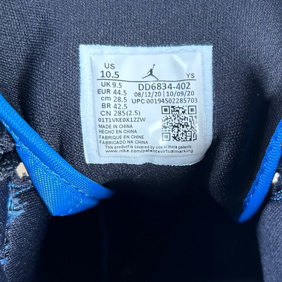 Nike Jordan 1 Mid Signal Blue Sneaker Shoes Men's 10.5 DD6834-402 - Picture 14 of 16